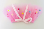 Pink Pom Pom Dog Tutu Skirt (XL)