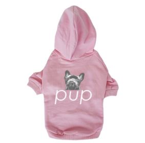 Pet Clothing Dog Hoodie Compared To Bear Cotton Hoodie (Option: Pink-3XL)