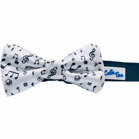 Cutie Ties Dog Bow Tie (Color: Music Notes, size: one size)