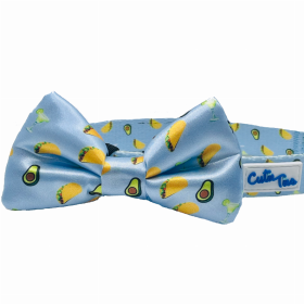 Cutie Ties Dog Bow Tie (Color: Taco Tuesday, size: one size)