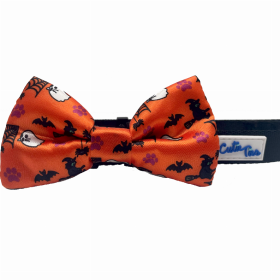 Cutie Ties Dog Bow Tie (Color: Halloween Orange, size: one size)