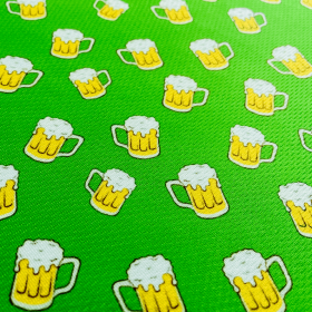 Cutie Ties Tie On Dog Bandana (Color: Beer, size: large)