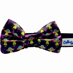 Cutie Ties Dog Bow Tie (Color: Alien, size: one size)