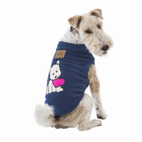 Puppy Heart in Blue and Pink (Color: Blue, size: 40)