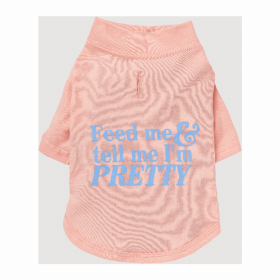 The Essential T-Shirt - Feed Me & Tell Me I'm Pretty (Color: Lemonade, size: small)