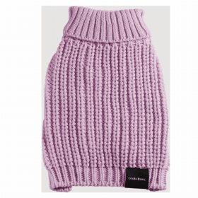 The Perfect Knit Sweater, Turtleneck (Color: Lilac, size: small)