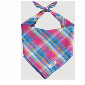 Colorful Plaid Bandana (Color: Colorful Plaid, size: large)