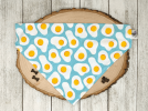 Sunny Side Up Eggs - No Tie Dog Collar Bandana