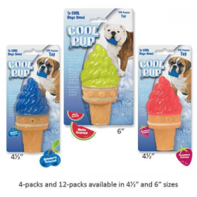 Cool Pup Toy Mini IceCream Cone (Color: Blue, size: Mini)