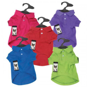 Zack & Zoey Polo Shirt (Color: pink, size: Xsmall)