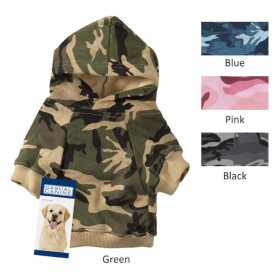 Casual Canine Camo Hoodie (Color: pink, size: Xsmall)