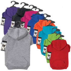 Zack & Zoey Basic Hoodie (Color: purple, size: medium)