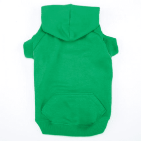 Casual Canine Basic Hoodie (Color: Green, size: XXL)