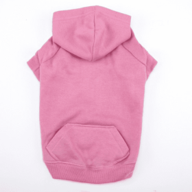 Casual Canine Basic Hoodie (Color: pink, size: small)