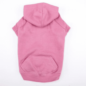 Casual Canine Basic Hoodie (Color: pink, size: XL)