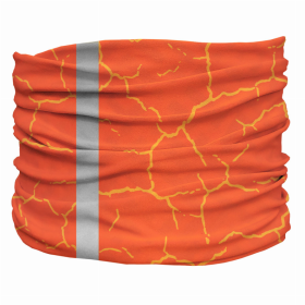 Smash Crackle Orange Pup Scruff (Color: Orange, size: XS)