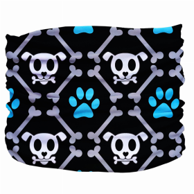 Bone Dogger Pup Scruff (Color: Black,Grey,Blue, size: Tiny)