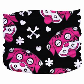 Day of the Dog Pup Scruff (Color: Black,Pink,White, size: medium)