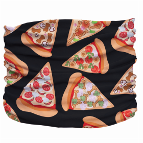 Pizza Luva Pup Scruff (Color: Red,Black, size: Tiny)