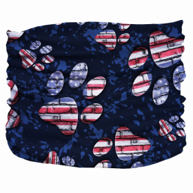 Patriotic Pup Pup Scruff (Color: Red,White,Blue, size: Big Pooper)