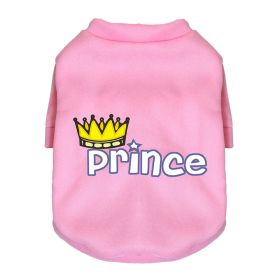 New Dog Pet Clothing Sweater Fleece-lined (Option: Crown Pink-M)